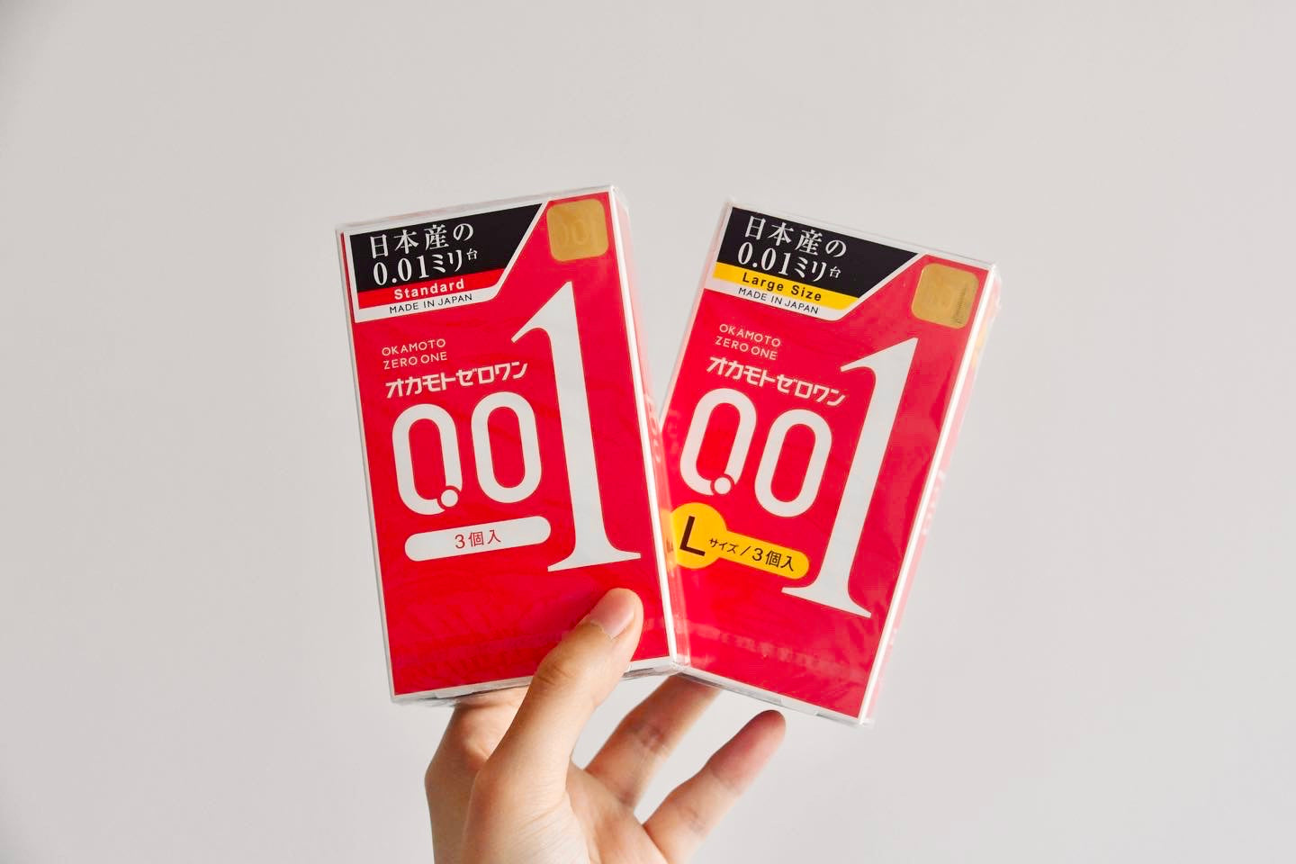 Okamoto Zero One 0.01mm 3-Pack Large - Blossom Nights