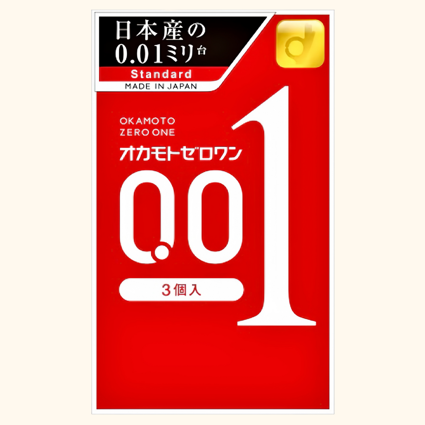 OKAMOTO Zero One 001 Condom 3-Pack Standard - Blossom Nights